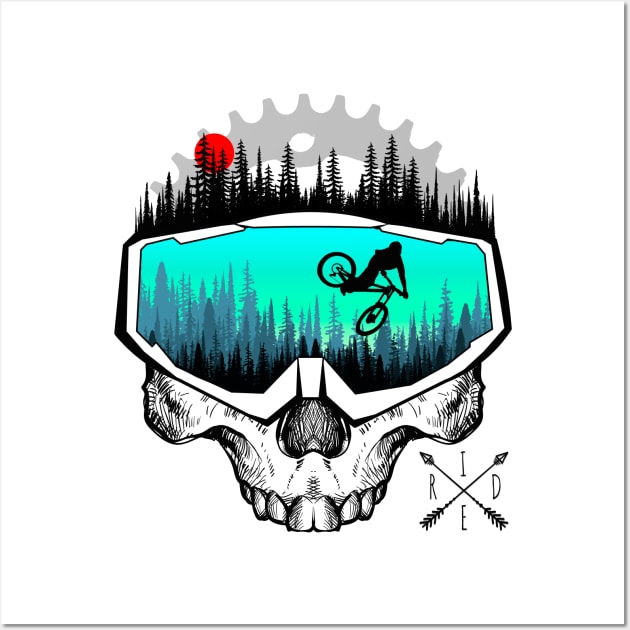 Skul MTB Mask Wall Art by Bongonation